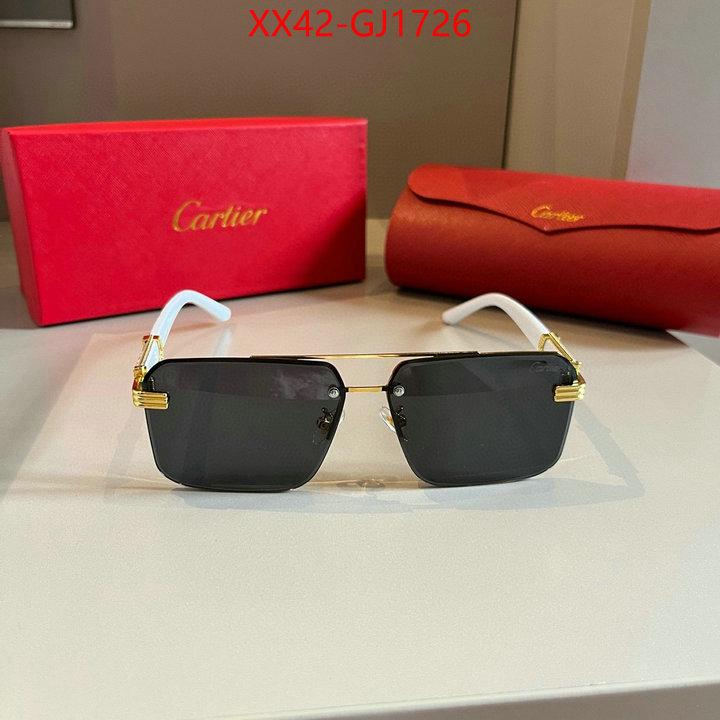 Glasses-Cartier from china 2024 ID: GJ1726 $: 42USD