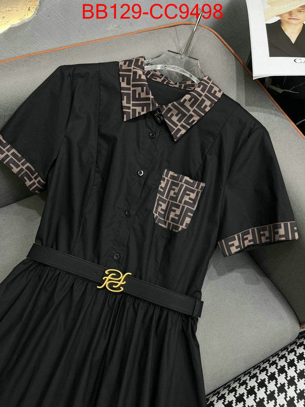 Clothing-Fendi highest quality replica ID: CC9498 $: 129USD