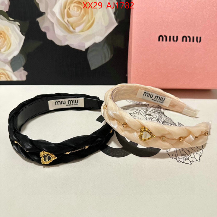 Hair band-MIU MIU top quality designer replica ID: AJ1782 $: 29USD