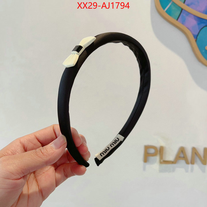 Hair band-MIU MIU fashion ID: AJ1794 $: 29USD