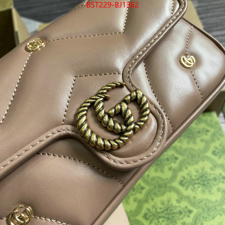 Gucci Bags(TOP)-Marmont best quality replica ID: BJ1362 $: 229USD,