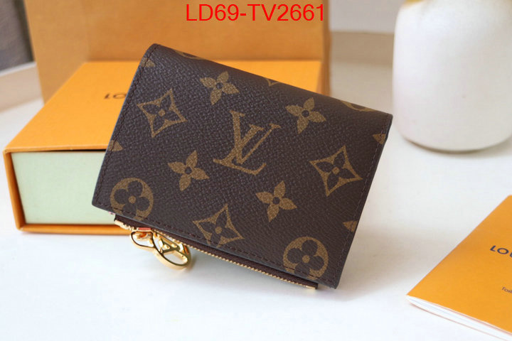 LV Bags(TOP)-Wallet high quality customize ID: TV2661 $: 69USD,