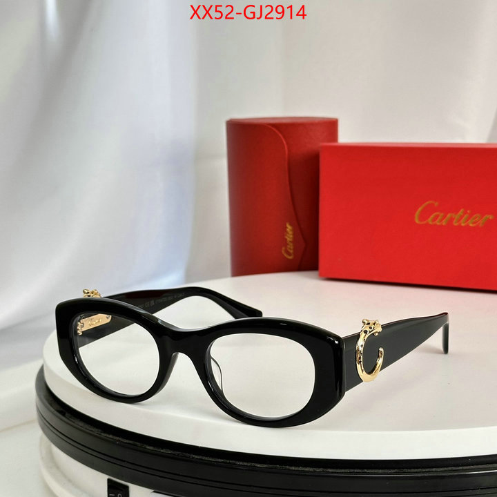 Glasses-Cartier buy luxury 2024 ID: GJ2914 $: 52USD