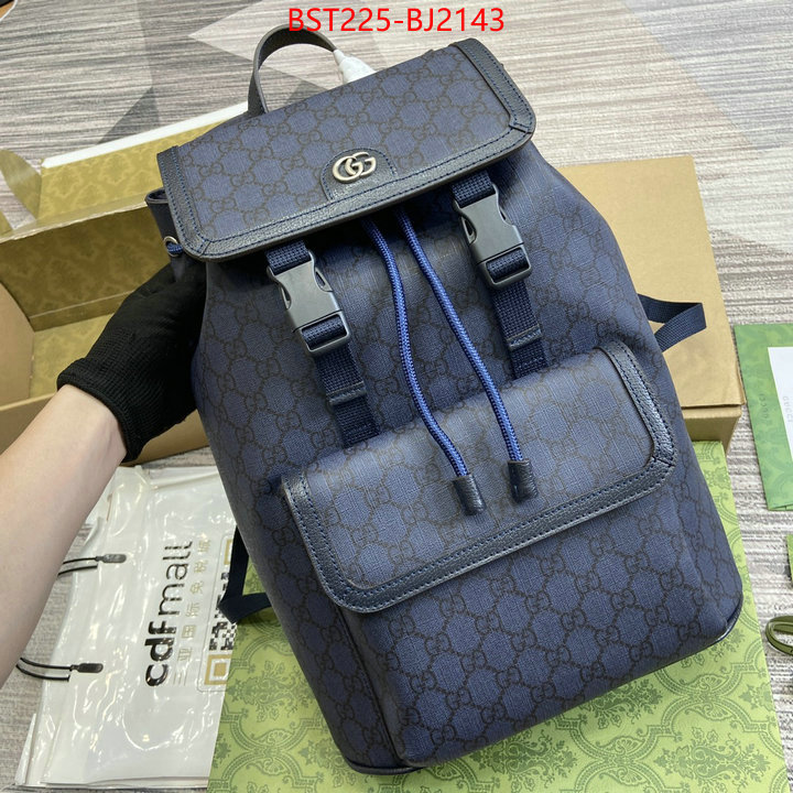 Gucci Bags(TOP)-Backpack- outlet 1:1 replica ID: BJ2143 $: 225USD,