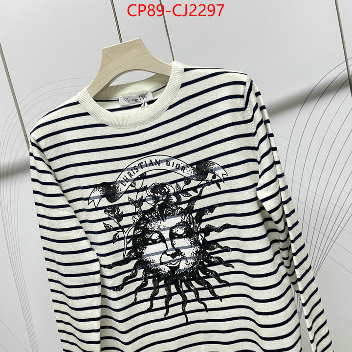 Clothing-Dior the highest quality fake ID: CJ2297 $: 89USD