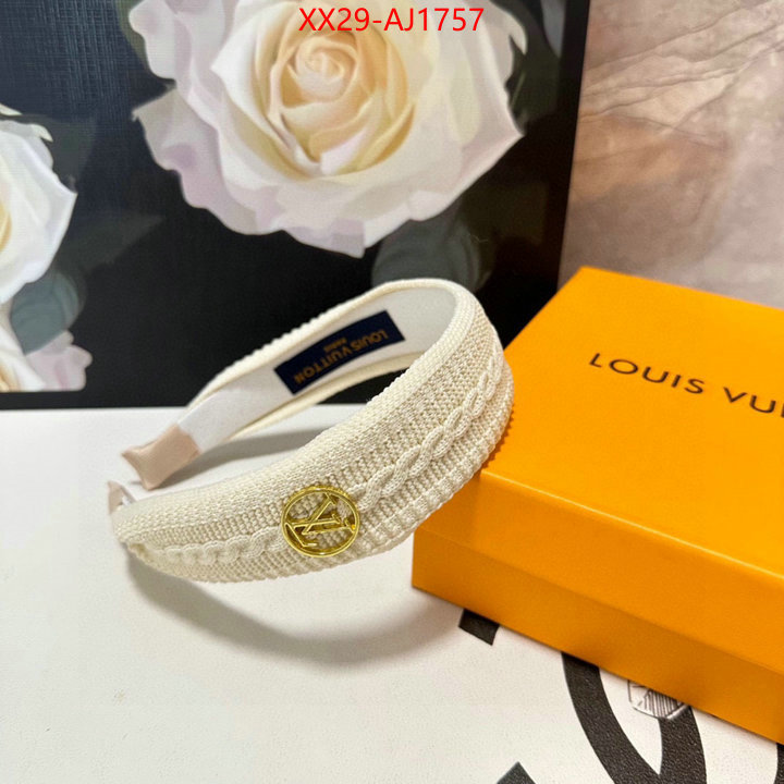 Hair band-LV designer wholesale replica ID: AJ1757 $: 29USD