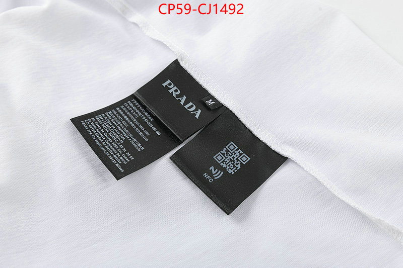 Clothing-Prada cheap replica designer ID: CJ1492 $: 59USD