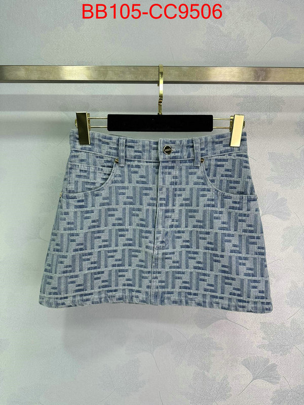 Clothing-Fendi designer fake ID: CC9506 $: 105USD