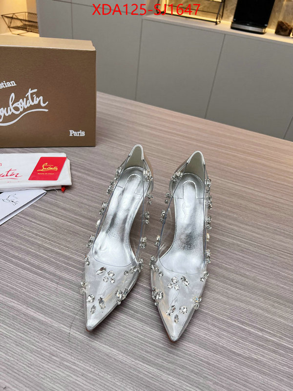 Women Shoes-Christian Louboutin best quality fake ID: SJ1647 $: 125USD