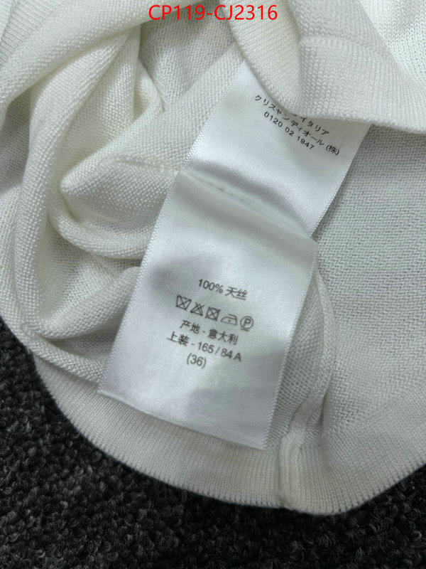 Clothing-Dior replica 1:1 high quality ID: CJ2316 $: 119USD