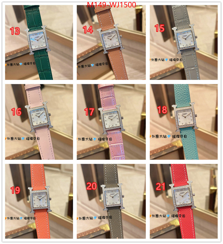 Watch(4A)-Hermes the highest quality fake ID: WJ1500 $: 149USD