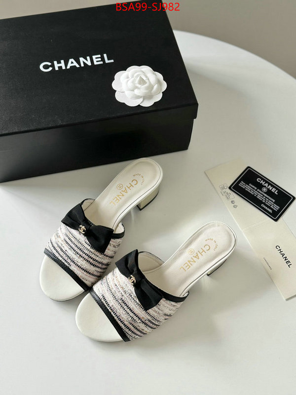 Women Shoes-Chanel high-end designer ID: SJ982 $: 99USD