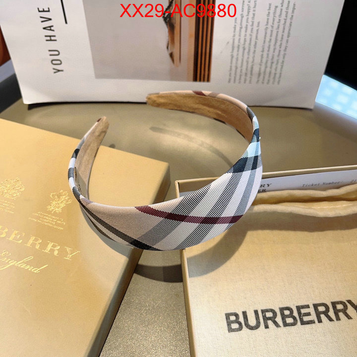 Hair band-Burberry wholesale designer shop ID: AC9880 $: 29USD