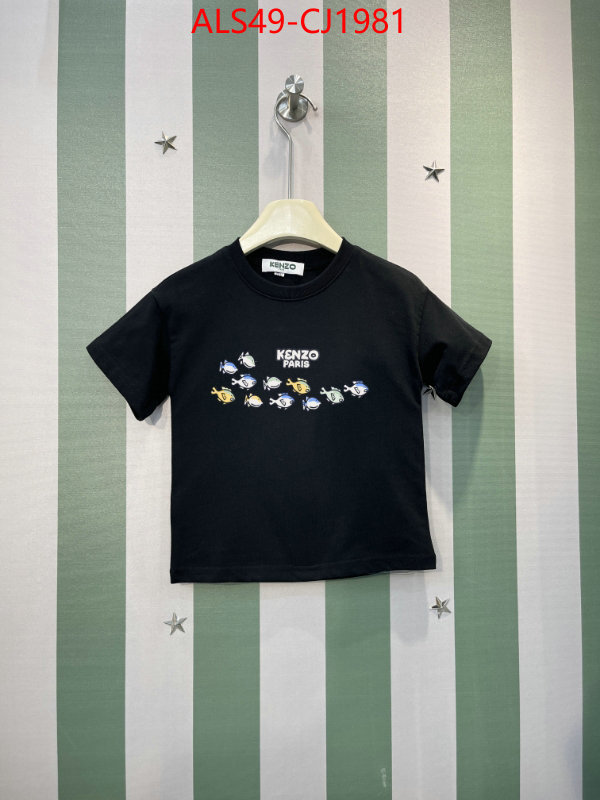 Kids clothing-Kenzo top perfect fake ID: CJ1981 $: 49USD