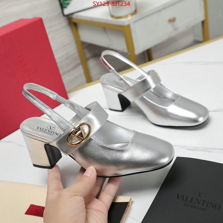 Women Shoes-Valentino replica shop ID: SJ1234 $: 129USD