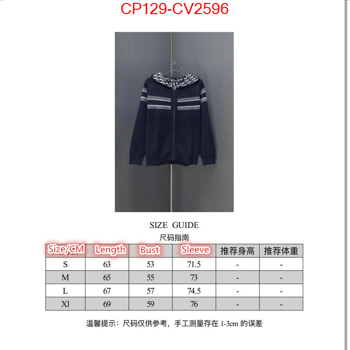 Clothing-Dior shop the best high quality ID: CV2596 $: 129USD