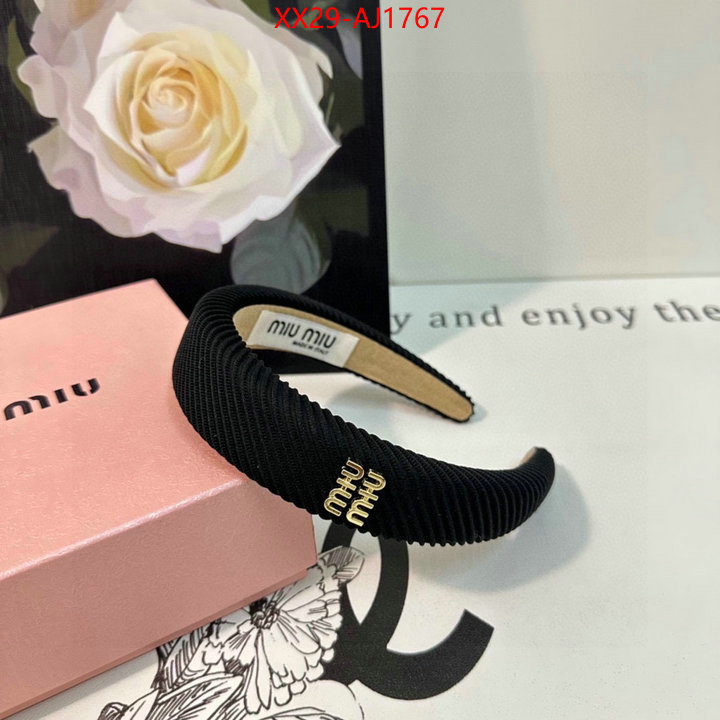 Hair band-MIU MIU replica 2024 perfect luxury ID: AJ1767 $: 29USD