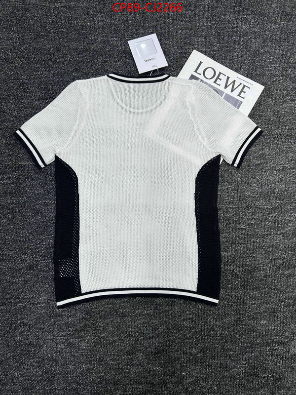 Clothing-Chanel online shop ID: CJ2266 $: 89USD