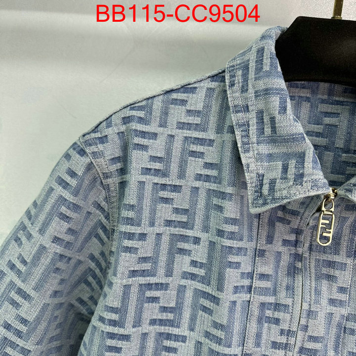 Clothing-Fendi for sale online ID: CC9504 $: 115USD