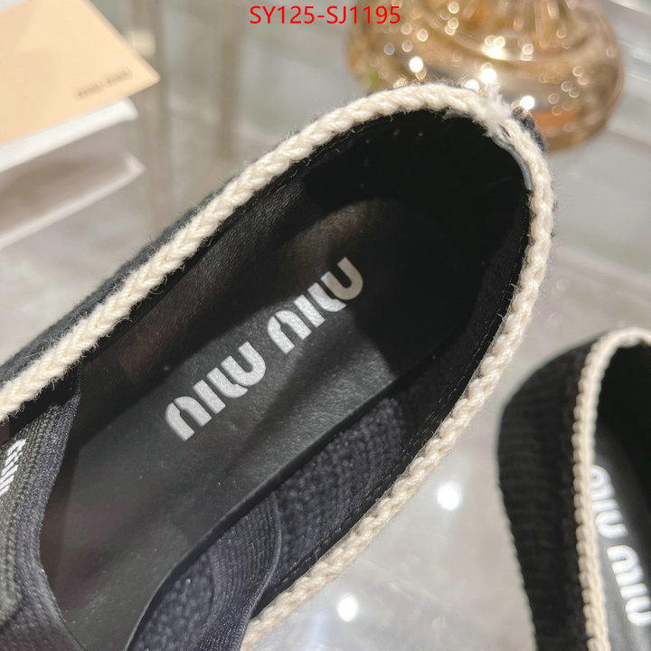 Women Shoes-Miu Miu what is a 1:1 replica ID: SJ1195 $: 125USD