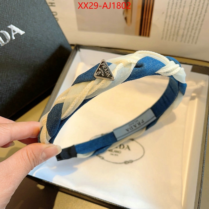 Hair band-Prada exclusive cheap ID: AJ1802 $: 29USD