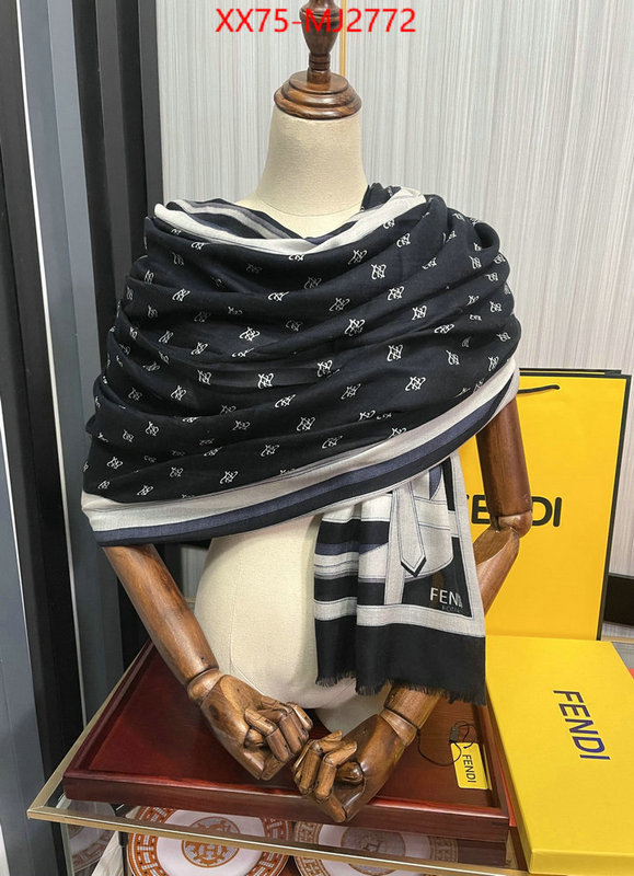 Scarf-Fendi fashion designer ID: MJ2772 $: 75USD