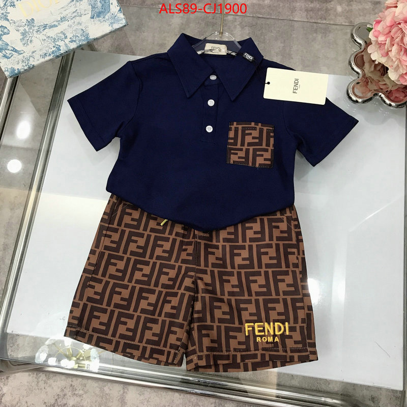 Kids clothing-Fendi top quality replica ID: CJ1900 $: 89USD