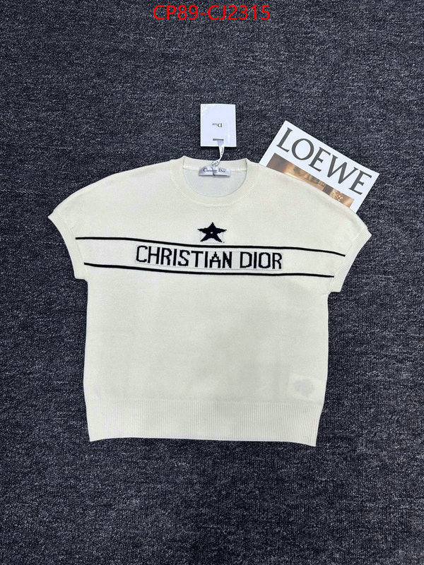 Clothing-Dior store ID: CJ2315 $: 89USD