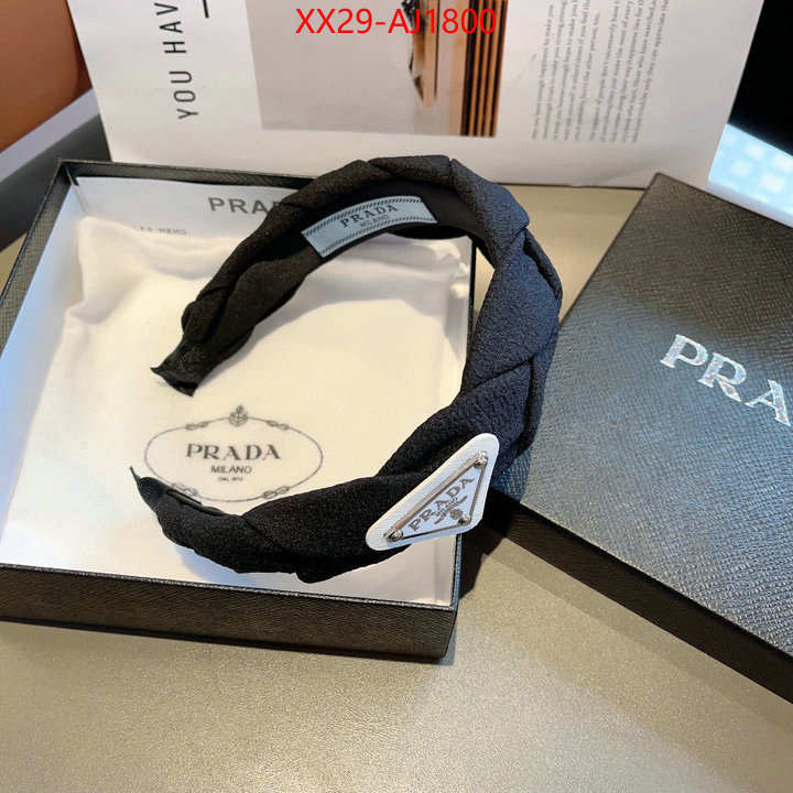 Hair band-Prada high quality customize ID: AJ1800 $: 29USD