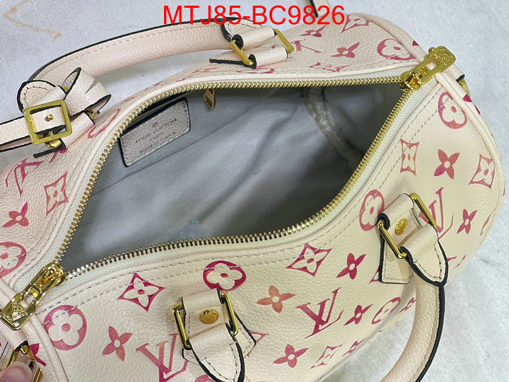 LV Bags(4A)-Speedy- aaaaa+ replica designer ID: BC9826 $: 85USD,