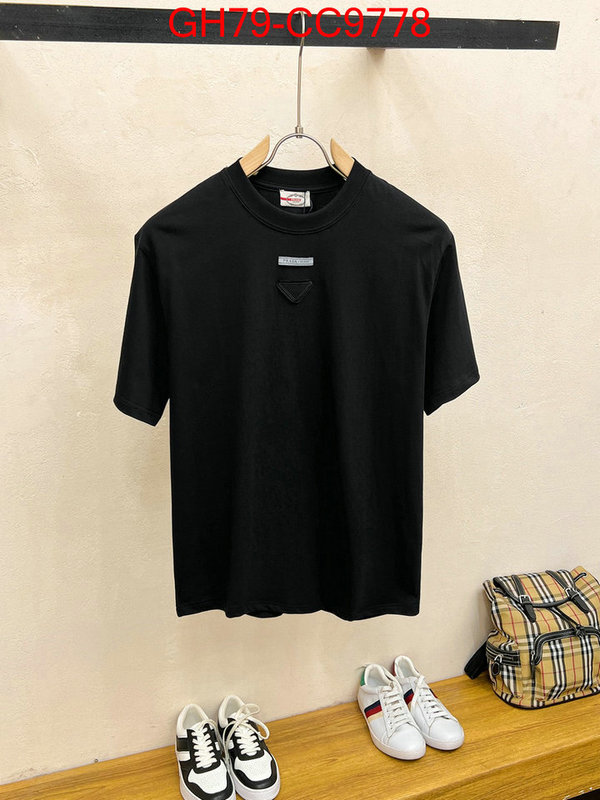 Clothing-Prada buy 1:1 ID: CC9778 $: 79USD