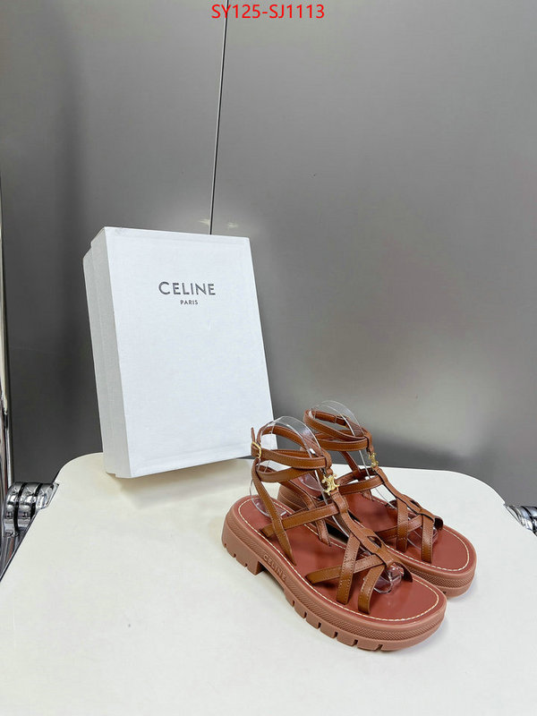 Women Shoes-CELINE mirror copy luxury ID: SJ1113 $: 125USD