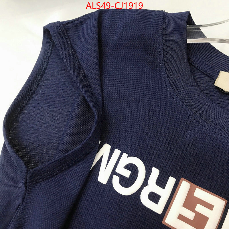 Kids clothing-Fendi wholesale 2024 replica ID: CJ1919 $: 49USD