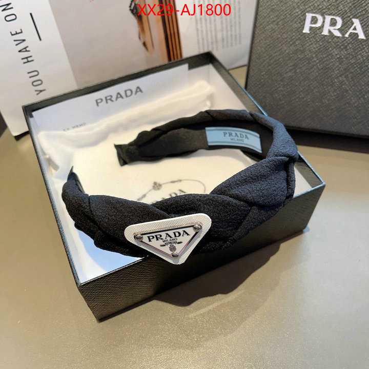 Hair band-Prada high quality customize ID: AJ1800 $: 29USD