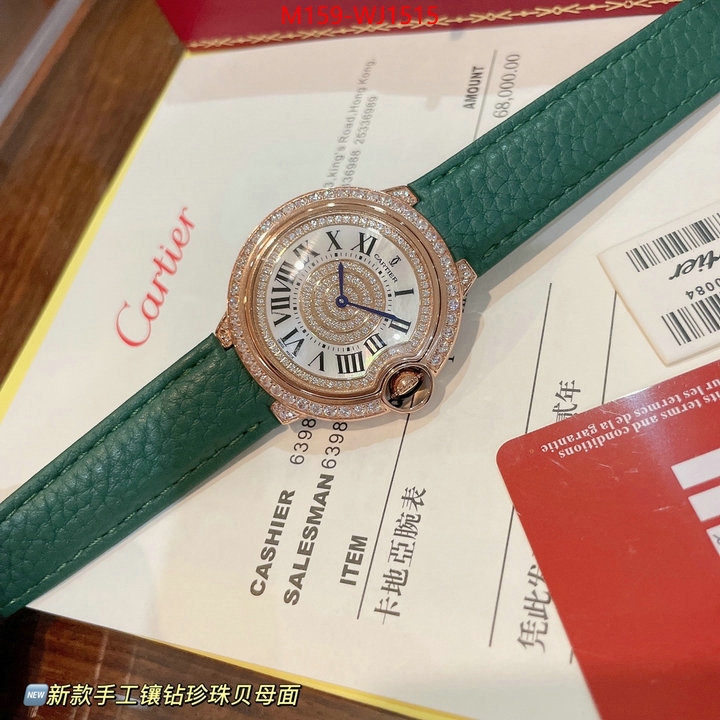 Watch(4A)-Cartier wholesale designer shop ID: WJ1515 $: 159USD