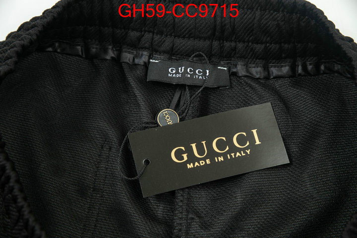 Clothing-Gucci aaaaa+ quality replica ID: CC9715 $: 59USD