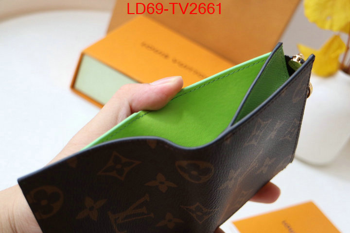 LV Bags(TOP)-Wallet high quality customize ID: TV2661 $: 69USD,