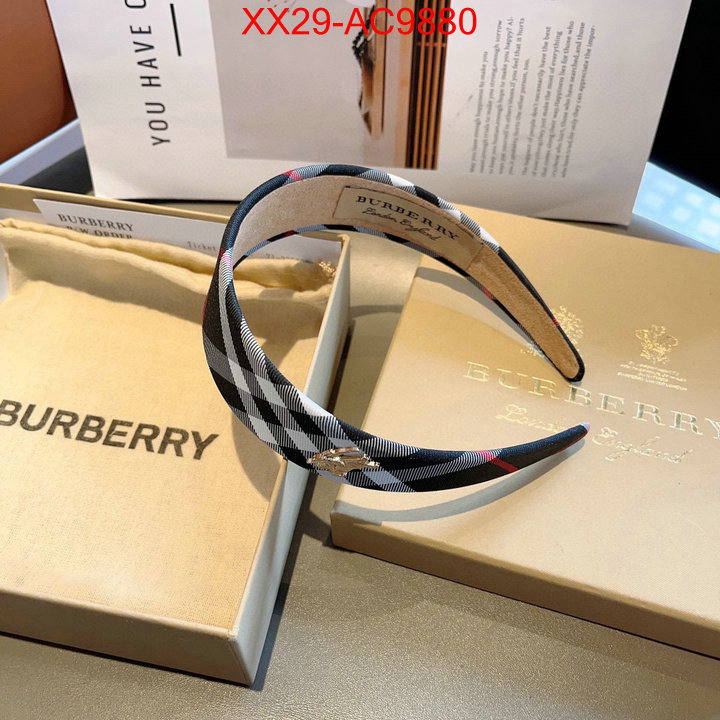 Hair band-Burberry wholesale designer shop ID: AC9880 $: 29USD