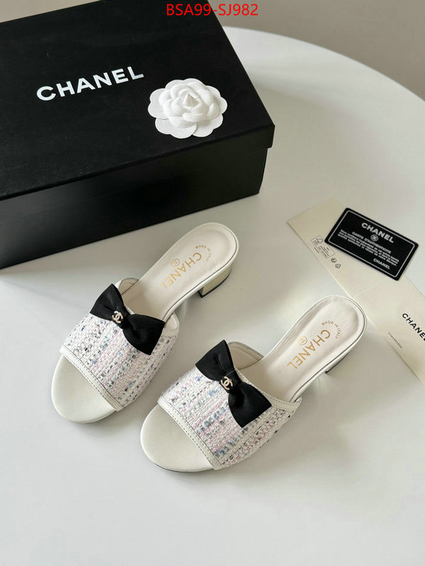 Women Shoes-Chanel high-end designer ID: SJ982 $: 99USD