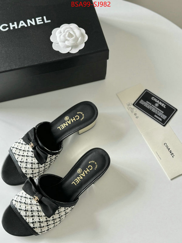 Women Shoes-Chanel high-end designer ID: SJ982 $: 99USD