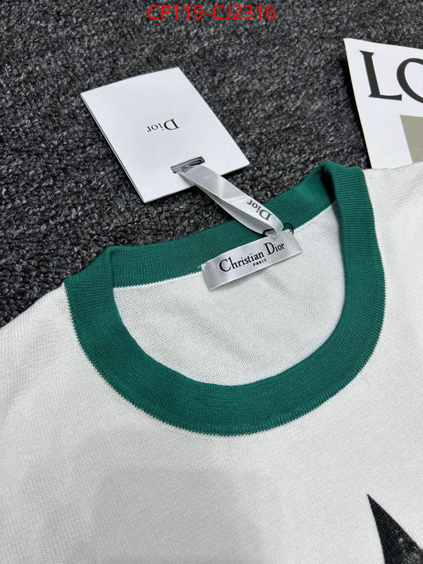 Clothing-Dior replica 1:1 high quality ID: CJ2316 $: 119USD