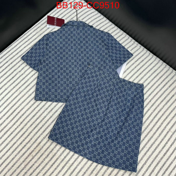 Clothing-Gucci where should i buy to receive ID: CC9510 $: 129USD