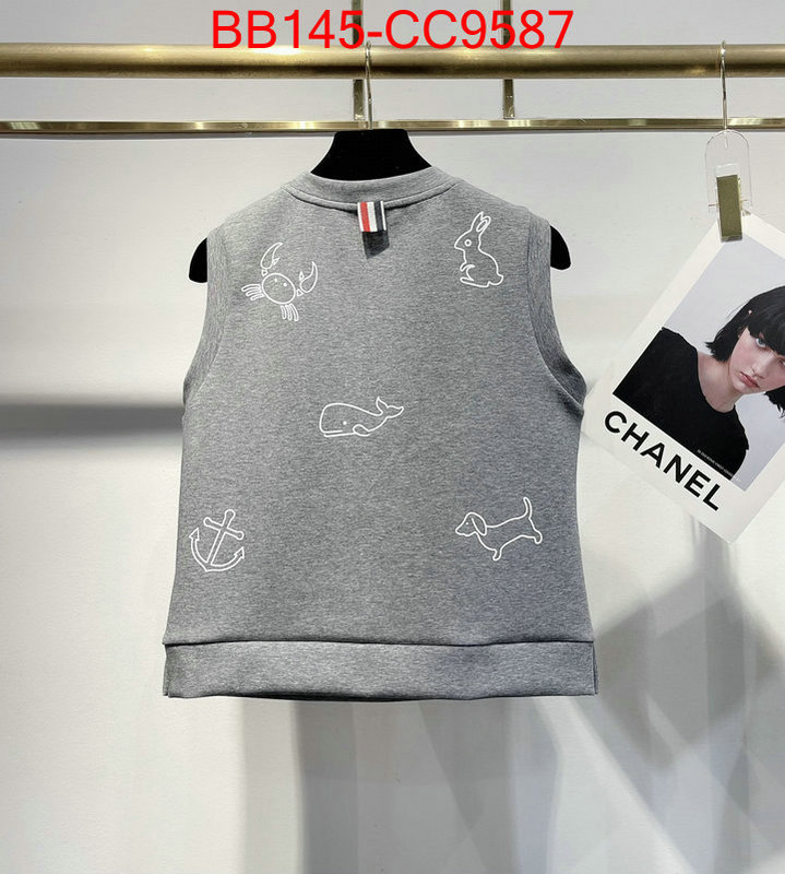 Clothing-Thom Browne where to buy fakes ID: CC9587 $: 145USD