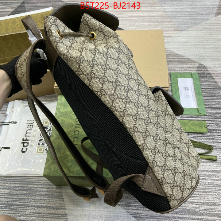 Gucci Bags(TOP)-Backpack- outlet 1:1 replica ID: BJ2143 $: 225USD,