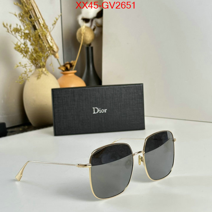 Glasses-Dior where quality designer replica ID: GV2651 $: 45USD