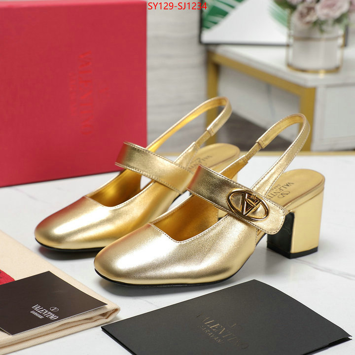 Women Shoes-Valentino replica shop ID: SJ1234 $: 129USD