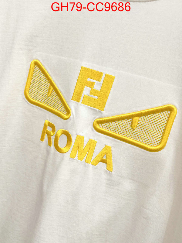 Clothing-Fendi best replica 1:1 ID: CC9686 $: 79USD