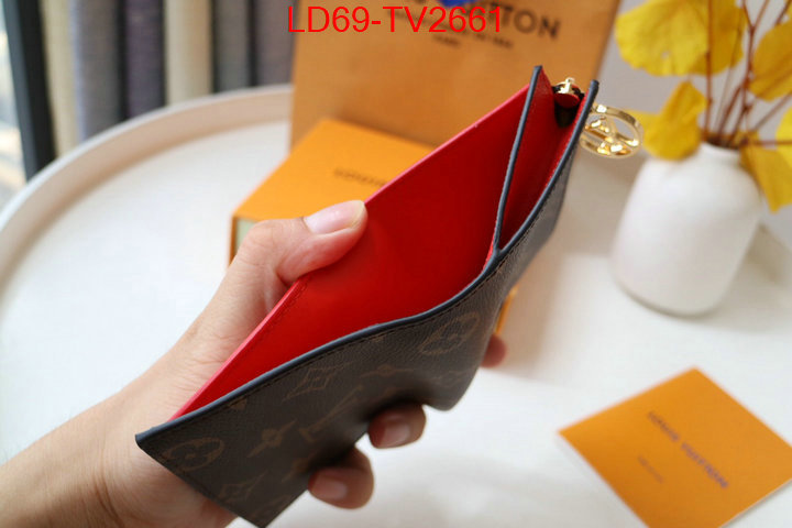 LV Bags(TOP)-Wallet high quality customize ID: TV2661 $: 69USD,