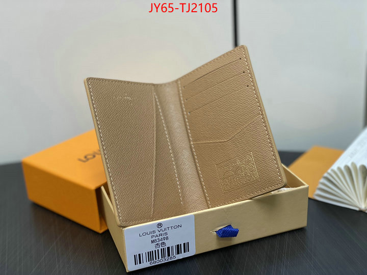 LV Bags(TOP)-Wallet sale outlet online ID: TJ2105 $: 65USD,