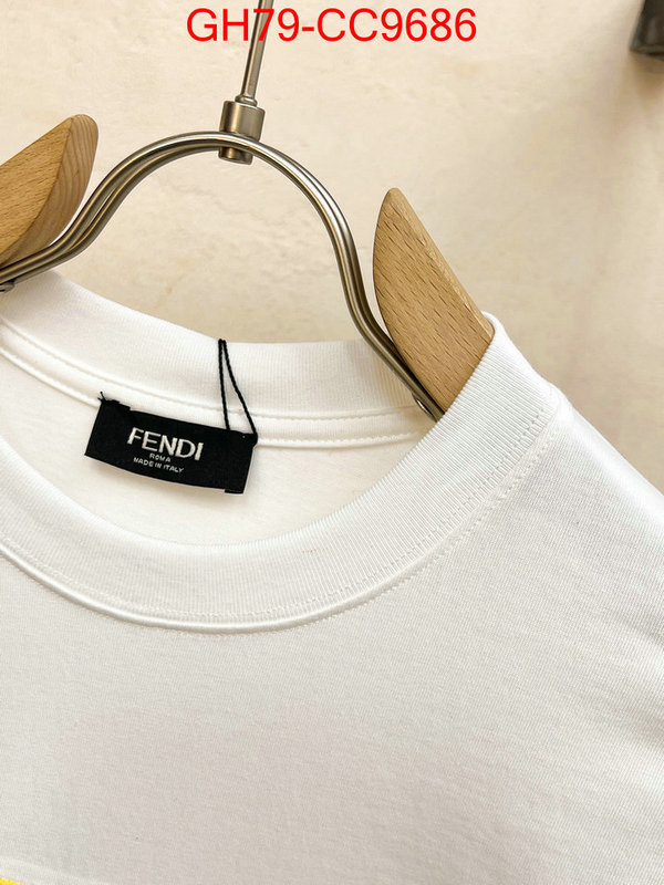 Clothing-Fendi best replica 1:1 ID: CC9686 $: 79USD